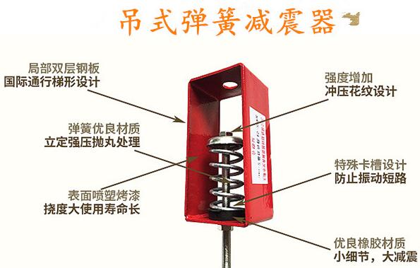 當空調(diào)機組趕上吊式彈簧<a href='http://www.0580rencai.cn' target='_blank'><u>減震器</u></a>